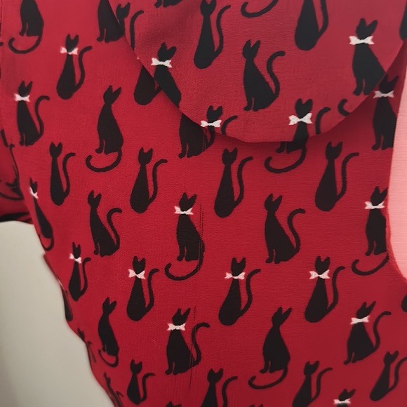 Pinky Large BowTie Cat dress - Picture 3 of 5